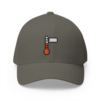 Temperature Taking Emoji Olive Cap – Premium by Capmoji