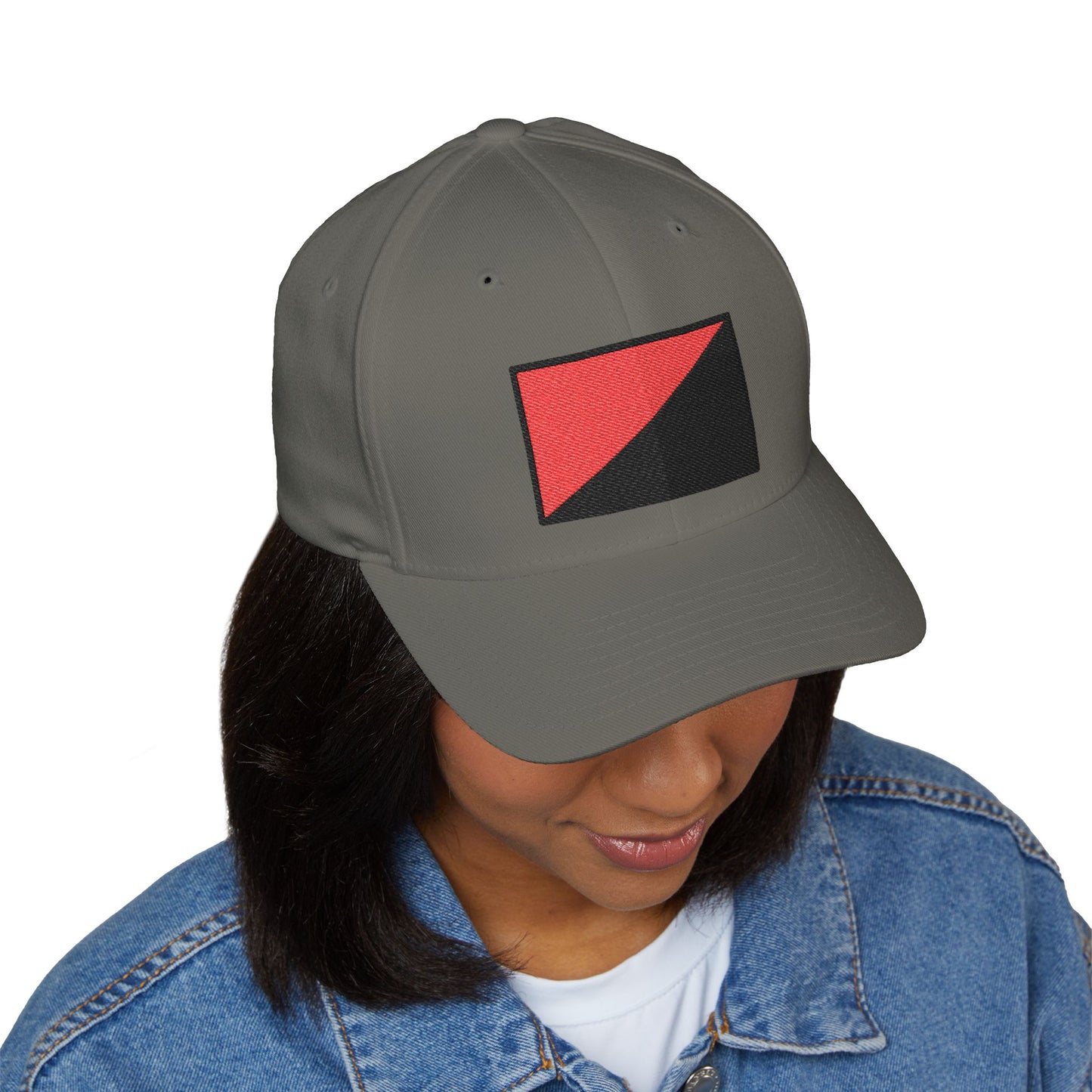 Red And Black Flag Emoji Cap – Premium by Capmoji