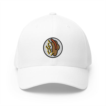 Lentils With Spaetzle Emoji White Cap – Premium by Capmoji