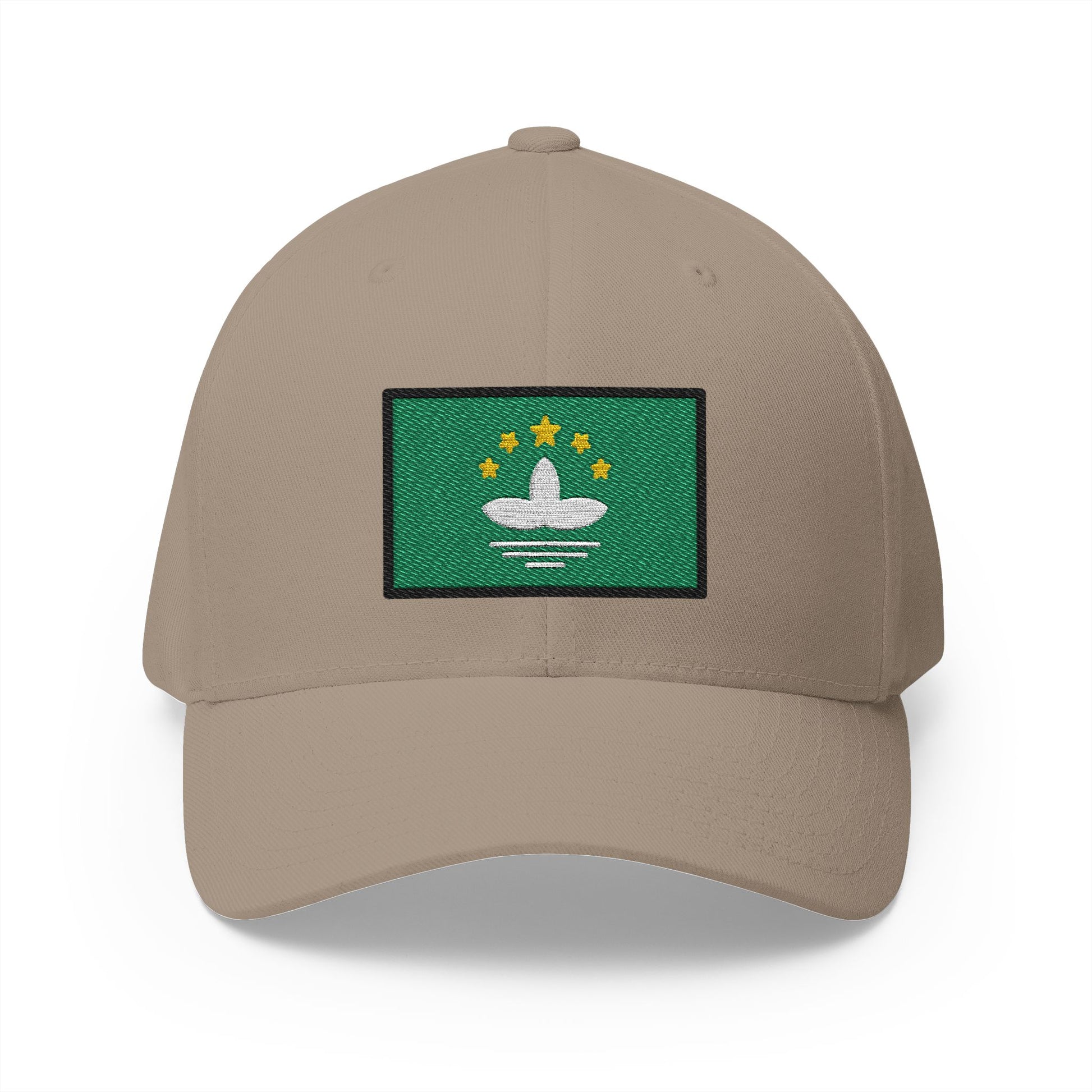Flag: Macao Sar China Emoji Khaki Cap – Premium by Capmoji