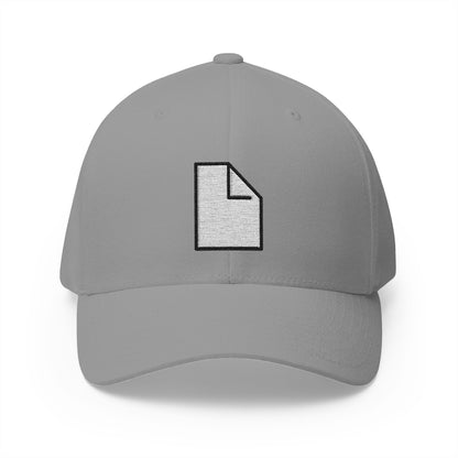 Page Facing Up Emoji Grey Cap – Premium by Capmoji
