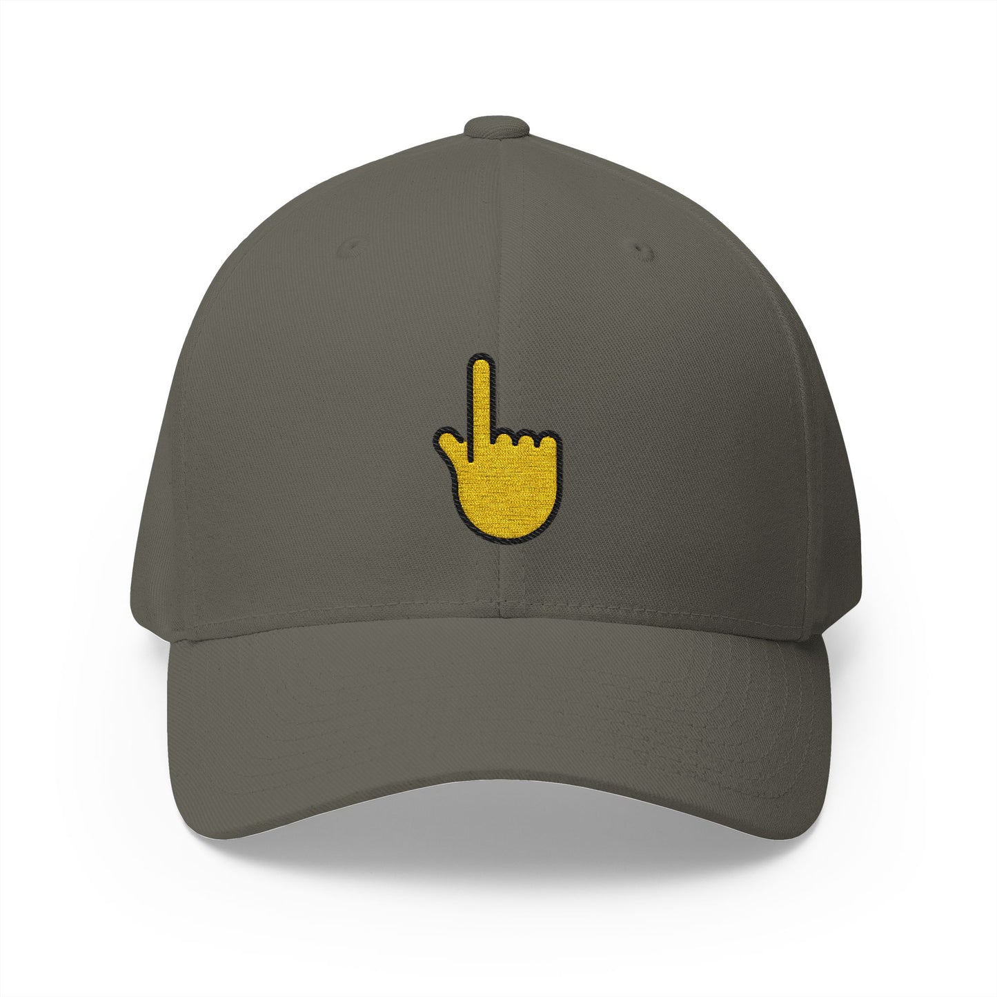 Backhand Index Pointing Up Emoji Olive Cap – Premium by Capmoji