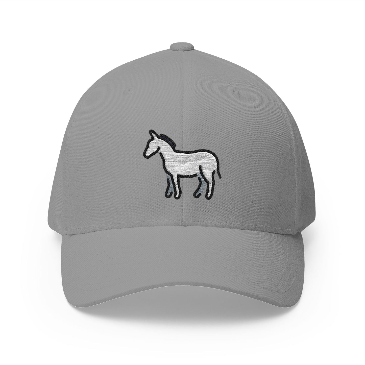 Donkey Emoji Grey Cap – Premium by Capmoji