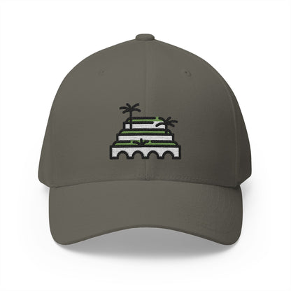Hanging Gardens Of Babylon Emoji Olive Cap – Premium by Capmoji