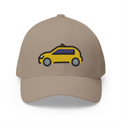 Taxi Emoji Khaki Cap – Premium by Capmoji