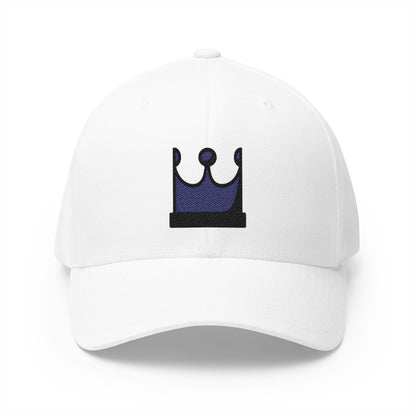 Black Chess Queen Emoji White Cap – Premium by Capmoji