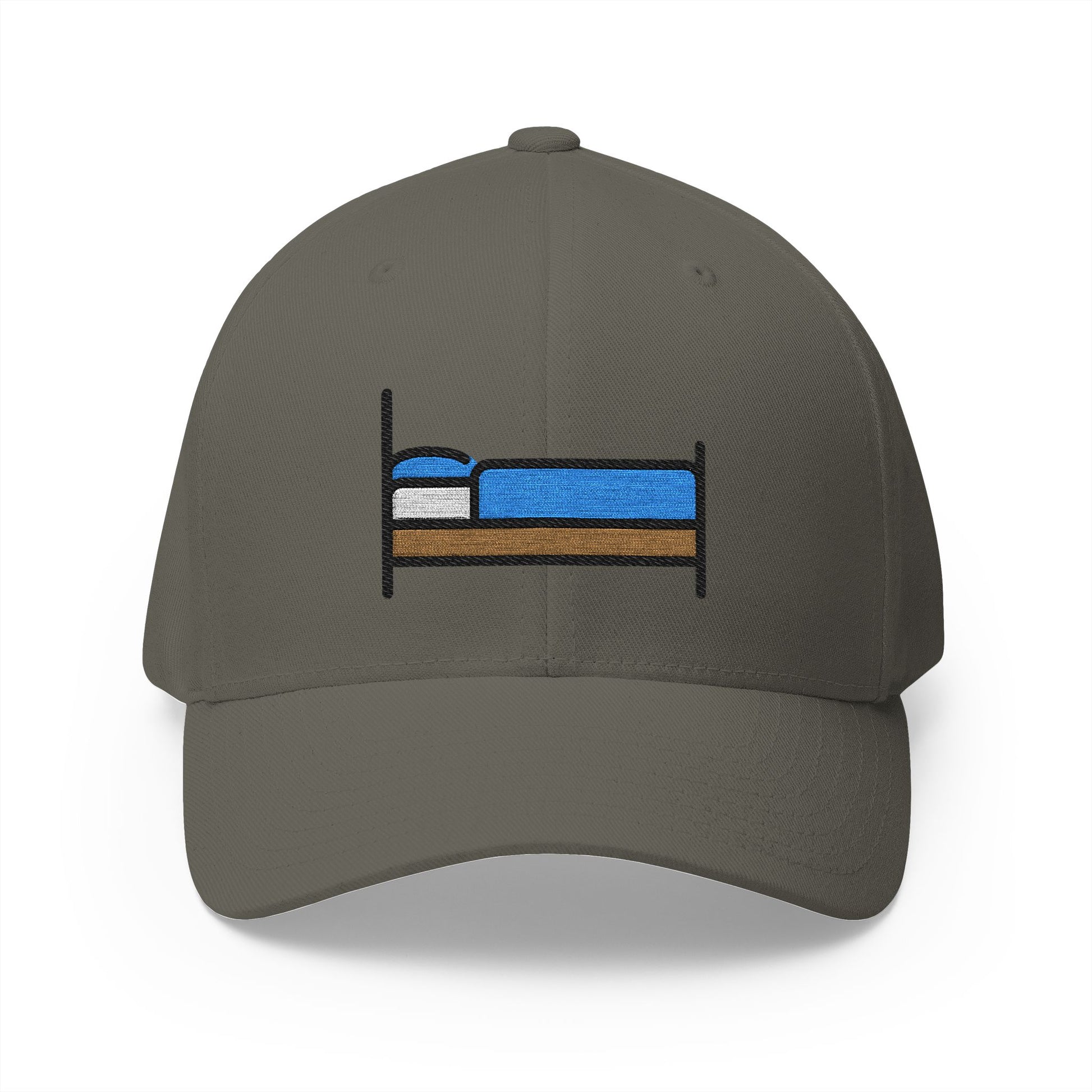 Bed Emoji Olive Cap – Premium by Capmoji