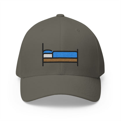 Bed Emoji Olive Cap – Premium by Capmoji