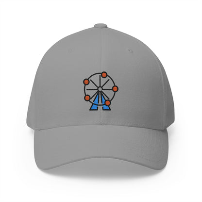 Ferris Wheel Emoji Grey Cap – Premium by Capmoji