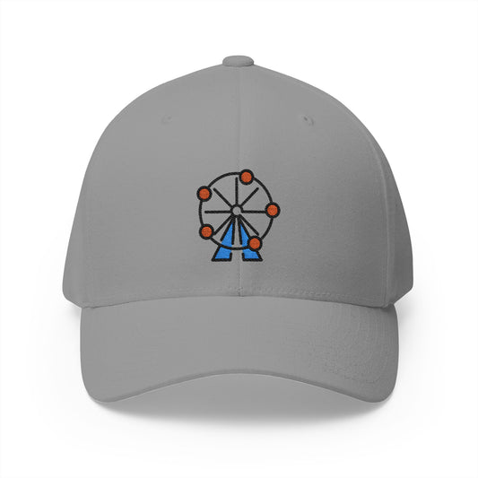 Ferris Wheel Emoji Grey Cap – Premium by Capmoji