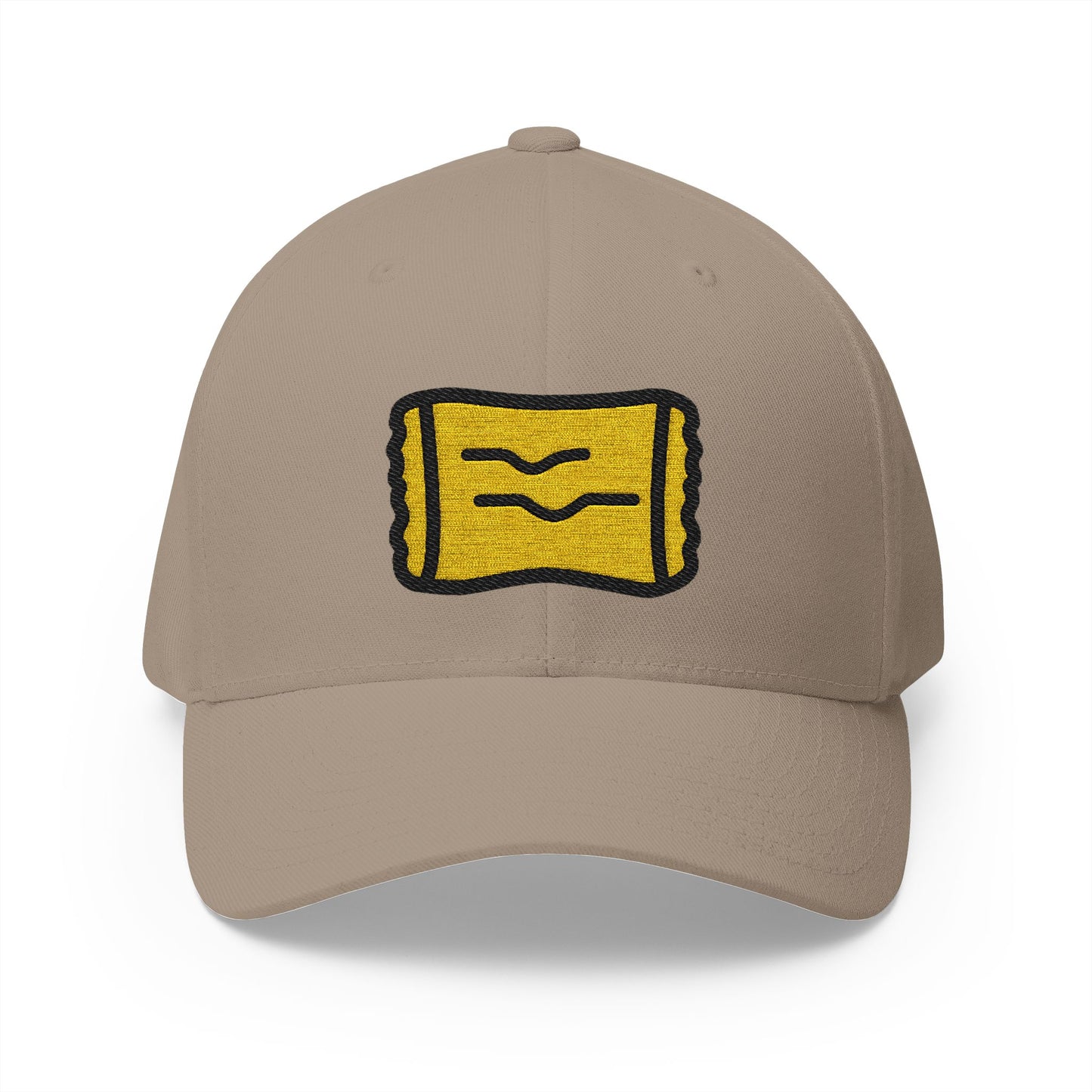 Maultasche Emoji Khaki Cap – Premium by Capmoji