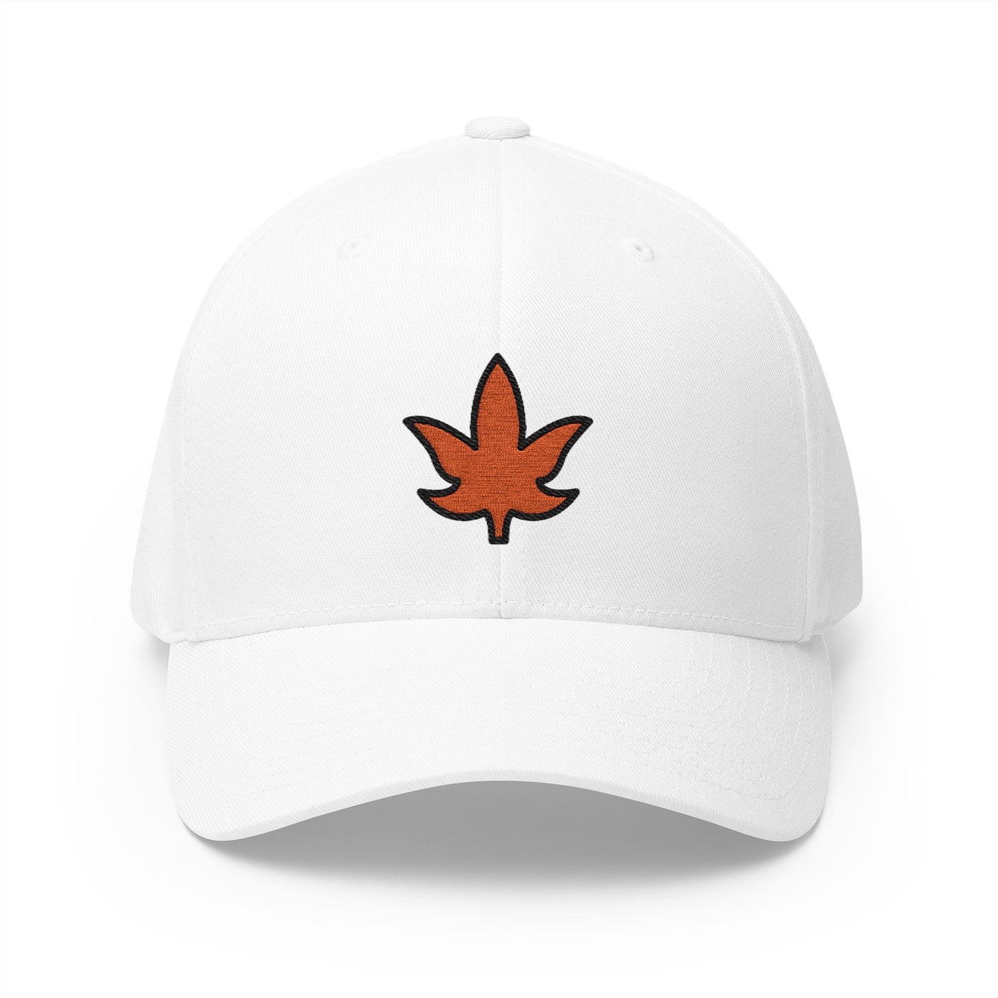 Maple Leaf Emoji White Cap – Premium by Capmoji