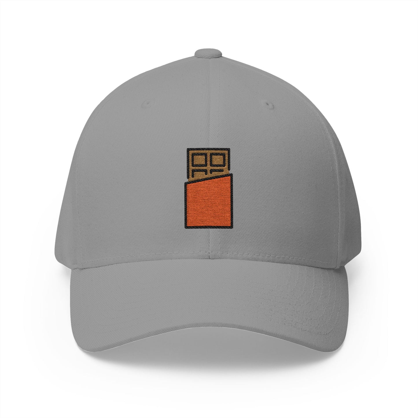 Chocolate Bar Emoji Grey Cap – Premium by Capmoji