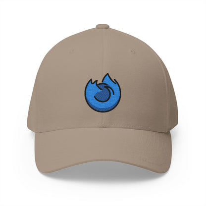 Firefox Developer Emoji Khaki Cap – Premium by Capmoji