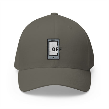 Mobile Phone Off Emoji Olive Cap – Premium by Capmoji