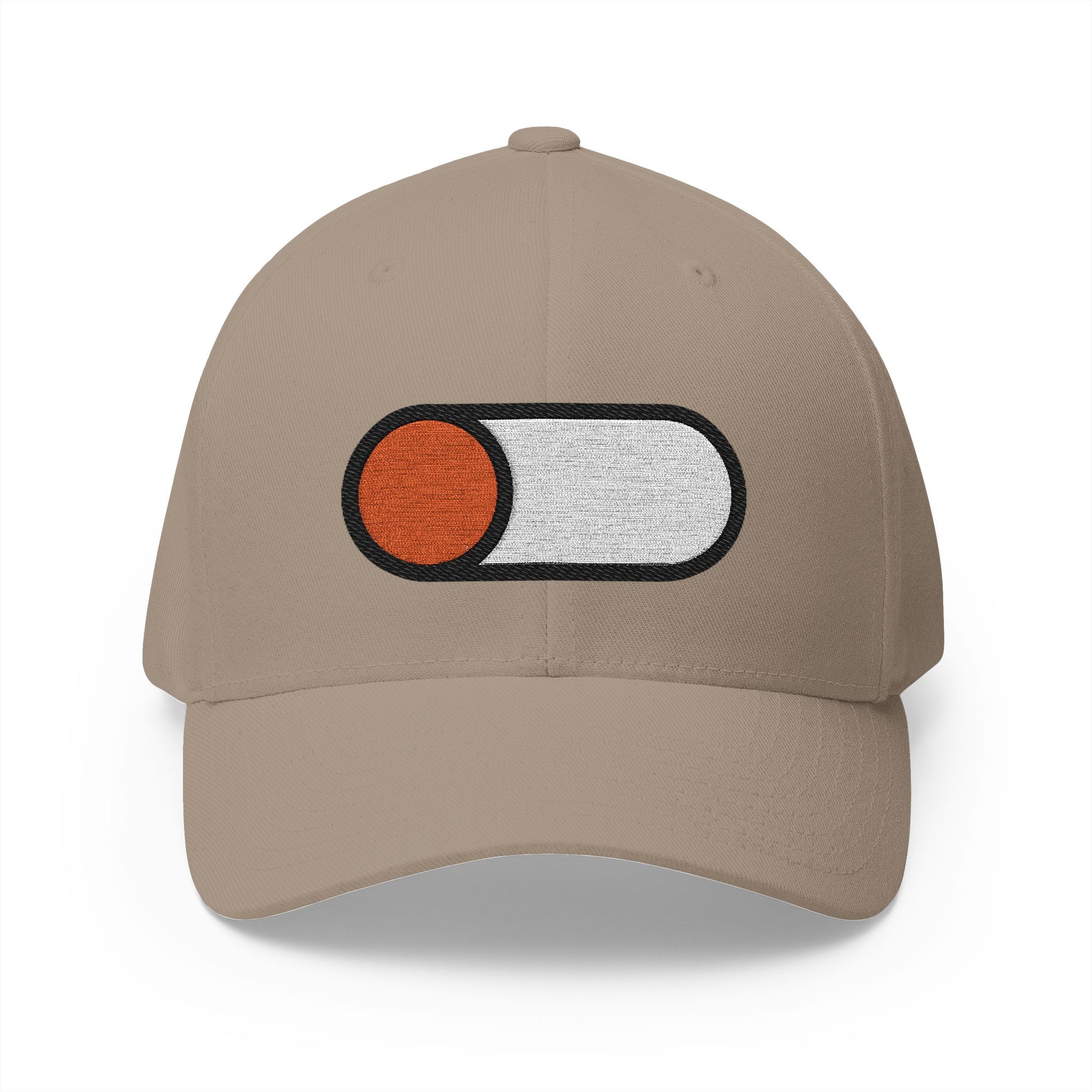 Toggle Button Emoji Khaki Cap – Premium by Capmoji