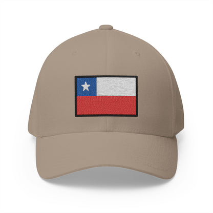 Flag: Chile Emoji Khaki Cap – Premium by Capmoji