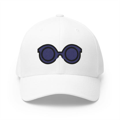 Sunglasses Emoji White Cap – Premium by Capmoji