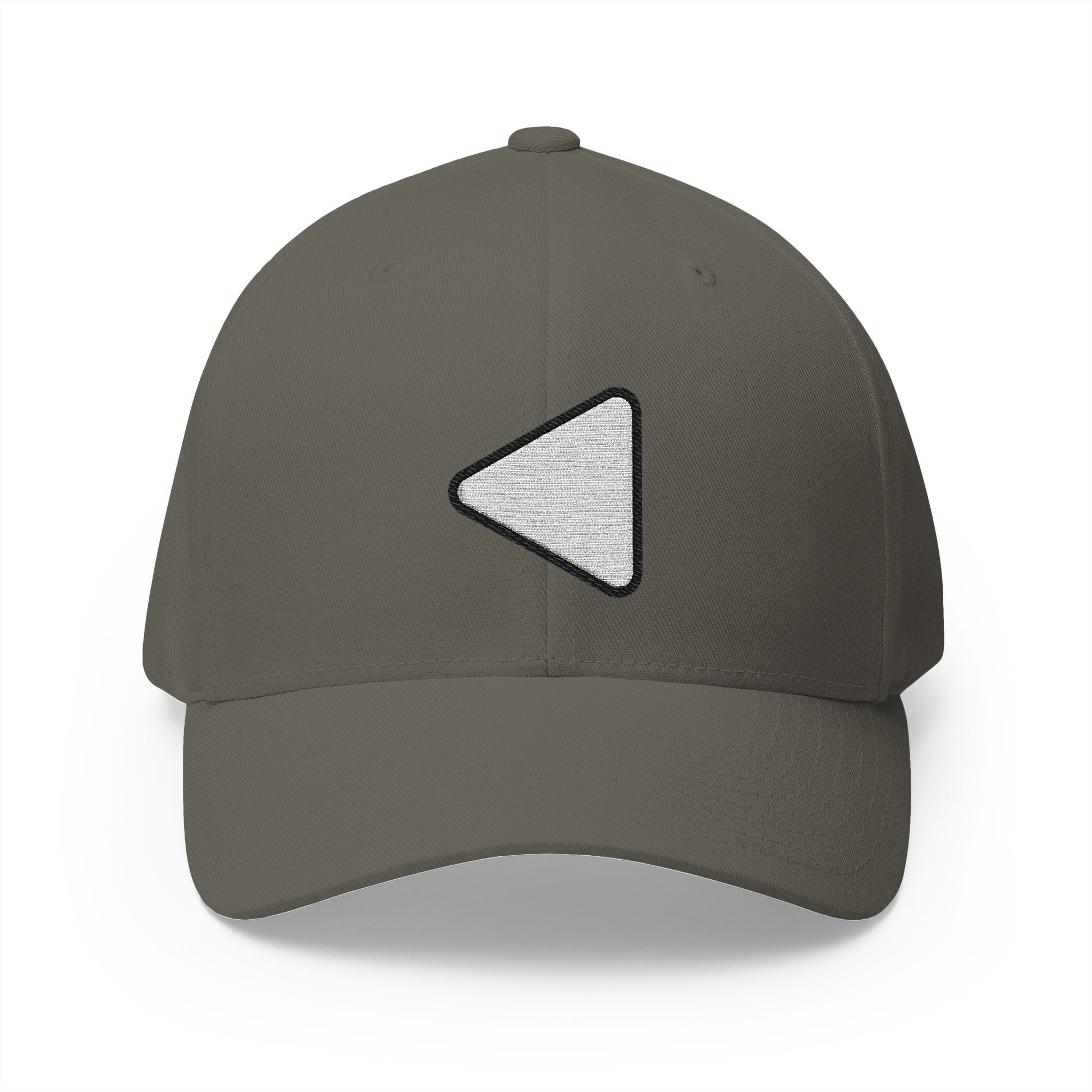 Reverse Button Emoji Olive Cap – Premium by Capmoji