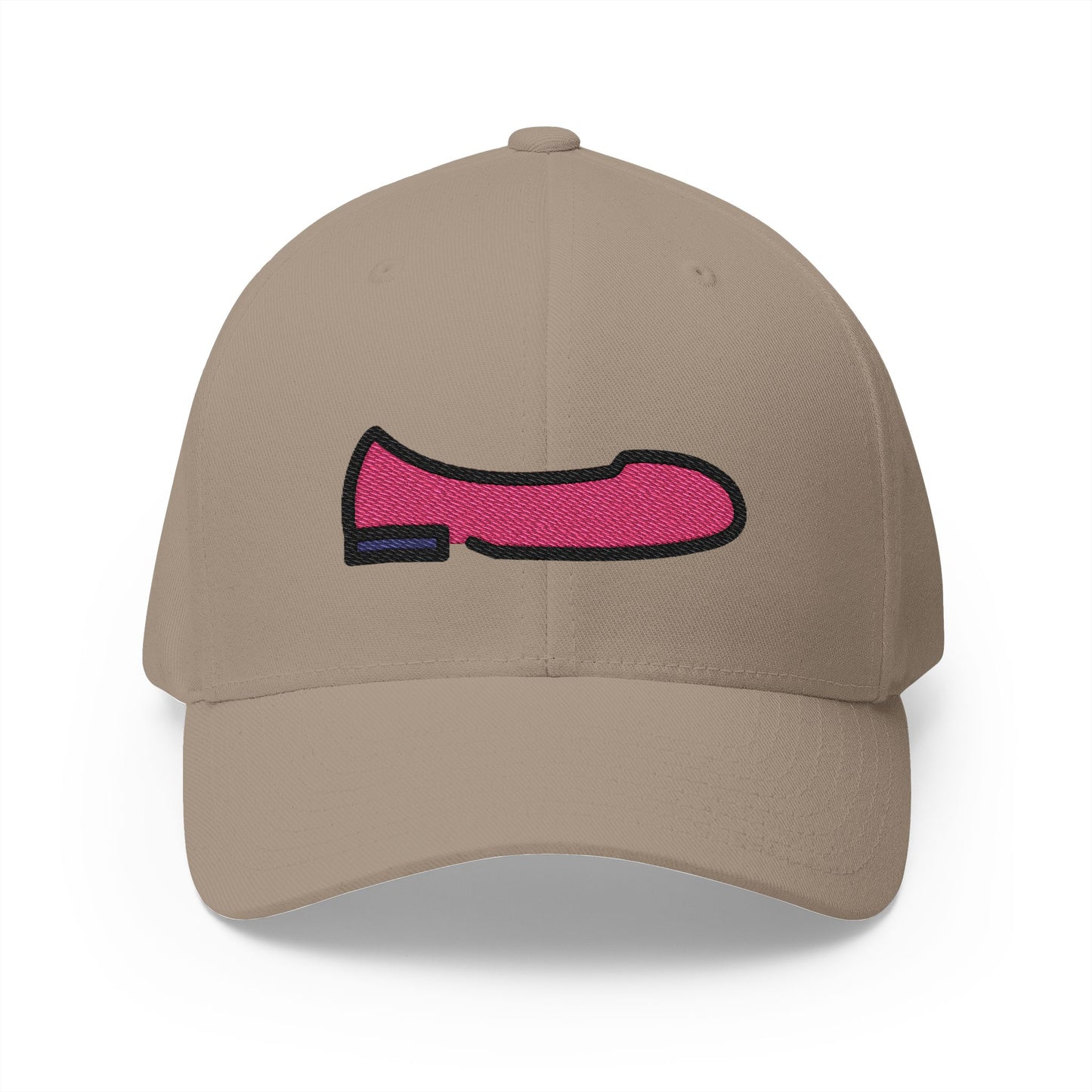 Flat Shoe Emoji Khaki Cap – Premium by Capmoji