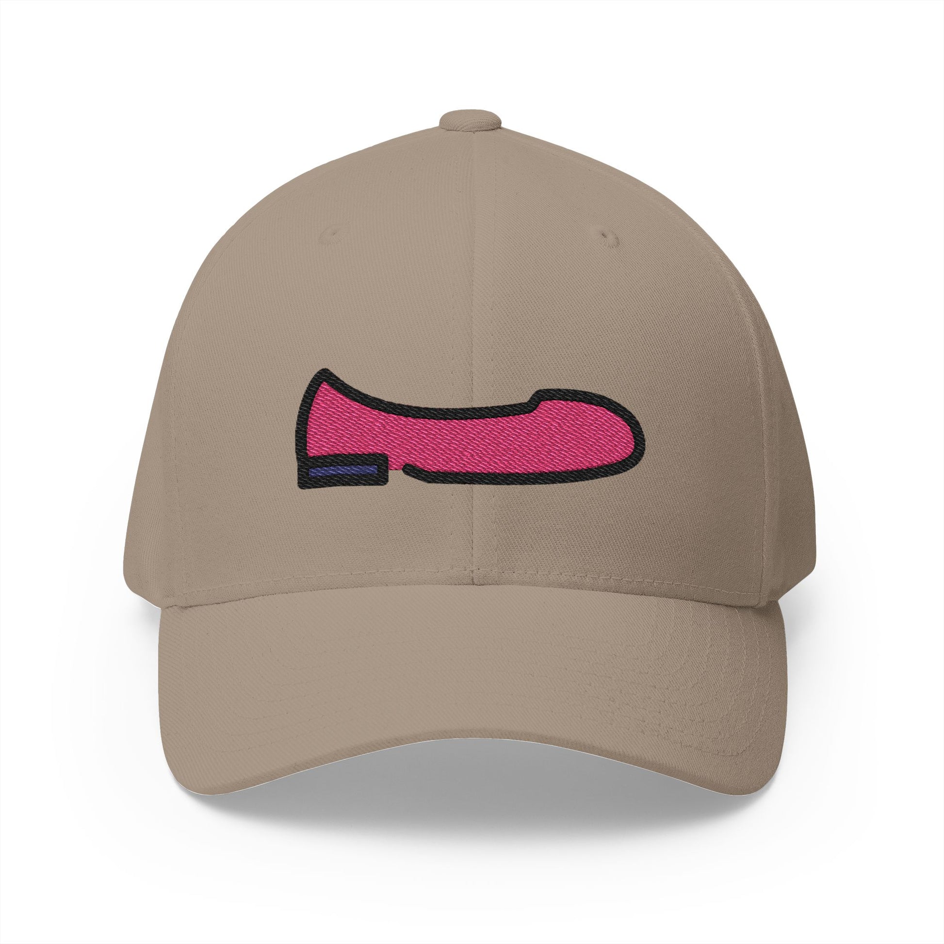 Flat Shoe Emoji Khaki Cap – Premium by Capmoji