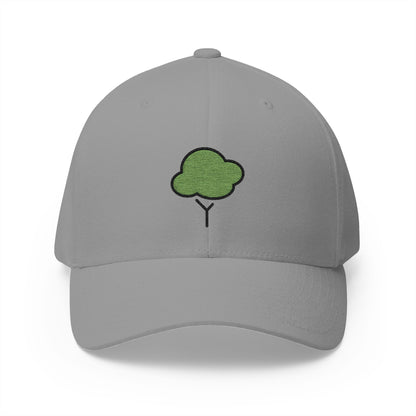 Deciduous Tree Emoji Grey Cap – Premium by Capmoji