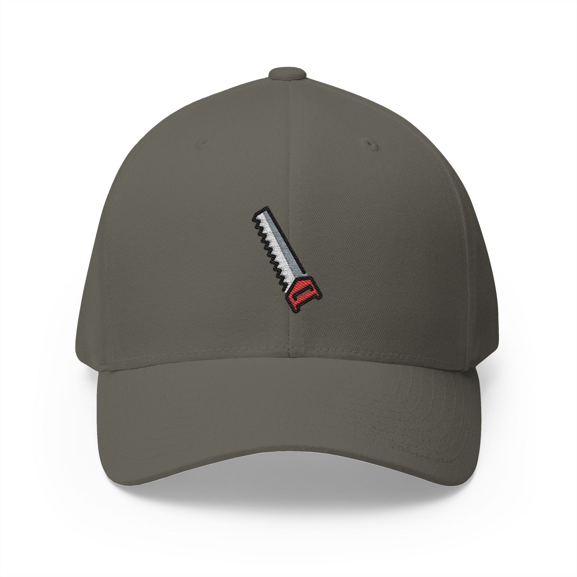 Carpentry Saw Emoji Olive Cap – Premium by Capmoji