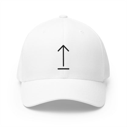 Upload Emoji White Cap – Premium by Capmoji