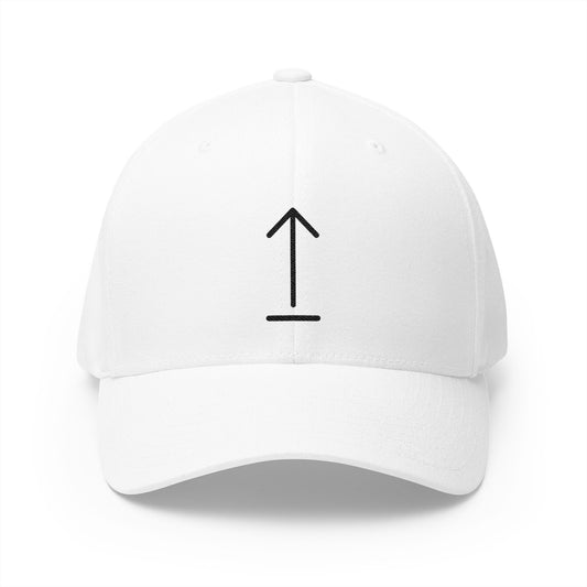 Upload Emoji White Cap – Premium by Capmoji