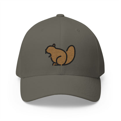 Beaver Emoji Olive Cap – Premium by Capmoji