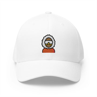 Polar Explorer Emoji White Cap – Premium by Capmoji