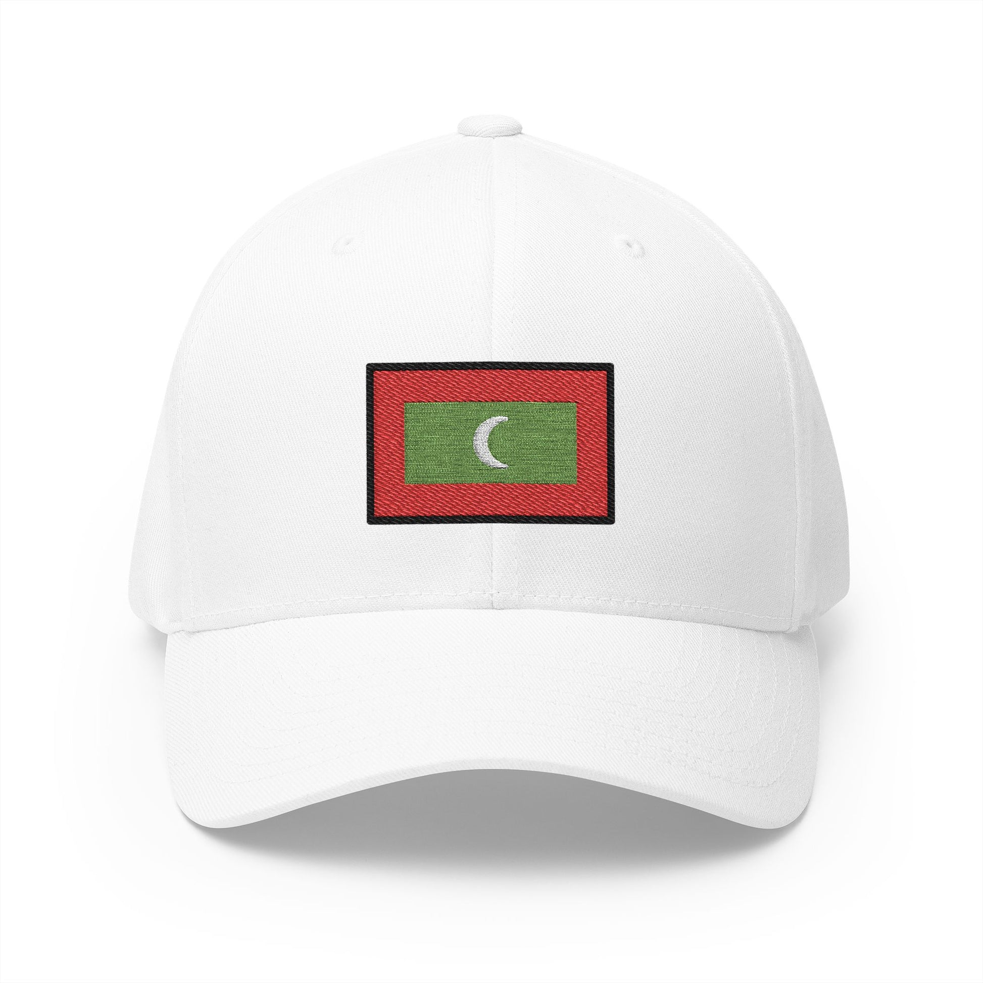 Flag: Maldives Emoji White Cap – Premium by Capmoji