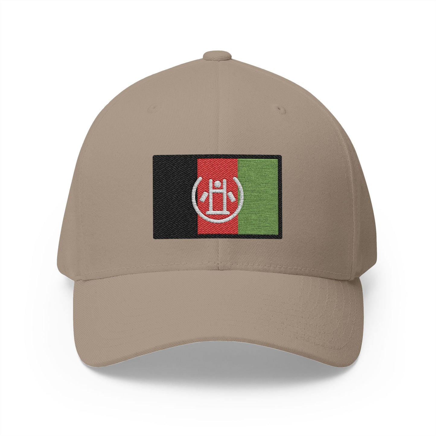 Flag: Afghanistan Emoji Khaki Cap – Premium by Capmoji