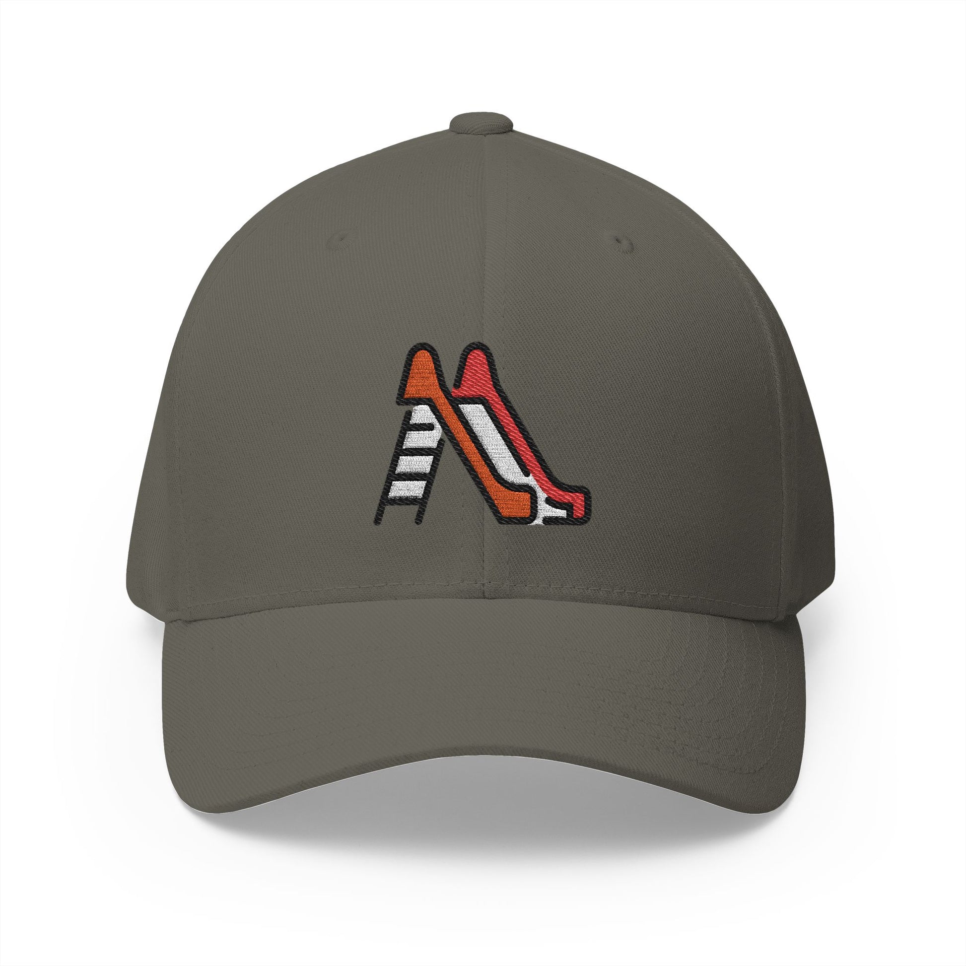 Playground Slide Emoji Olive Cap – Premium by Capmoji