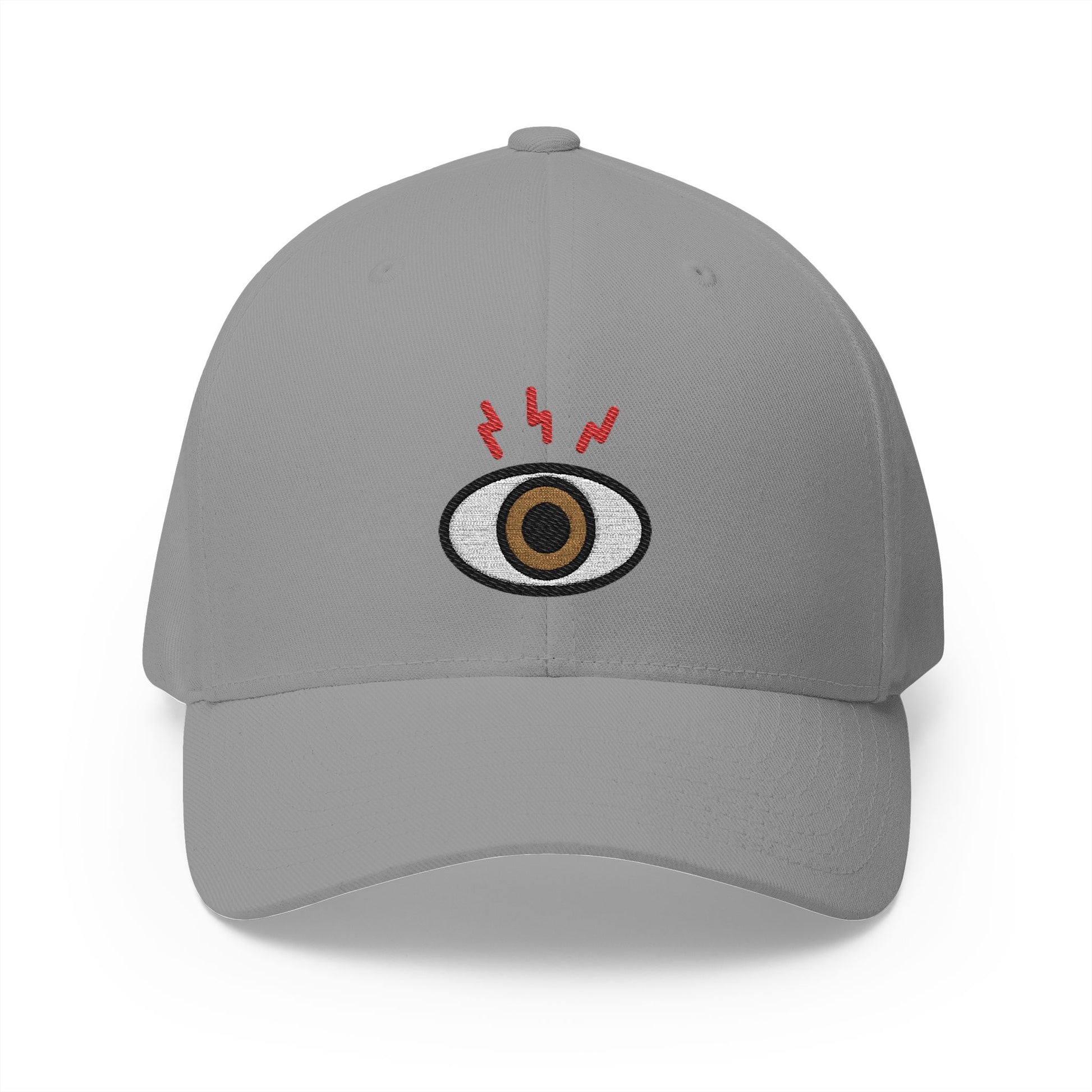 Eye Pain Emoji Grey Cap – Premium by Capmoji