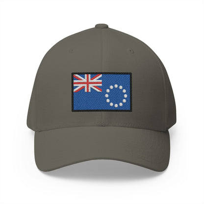 Flag: Cook Islands Emoji Olive Cap – Premium by Capmoji