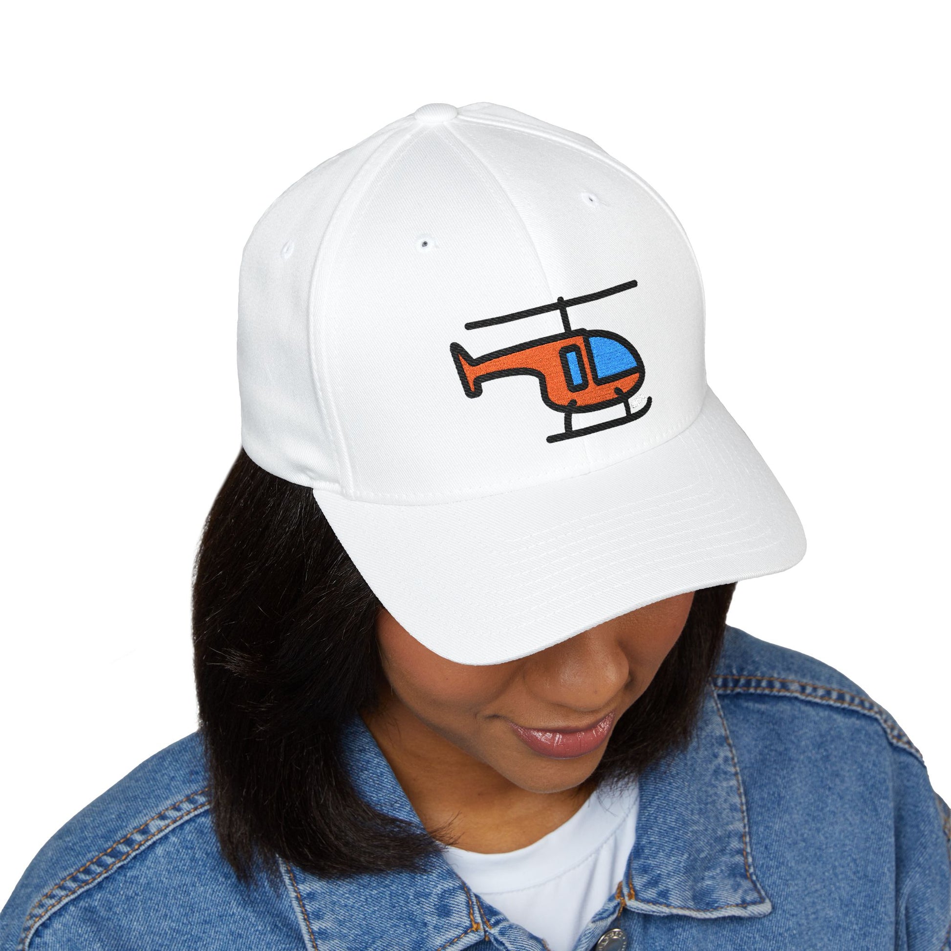 Helicopter Emoji Cap – Premium by Capmoji