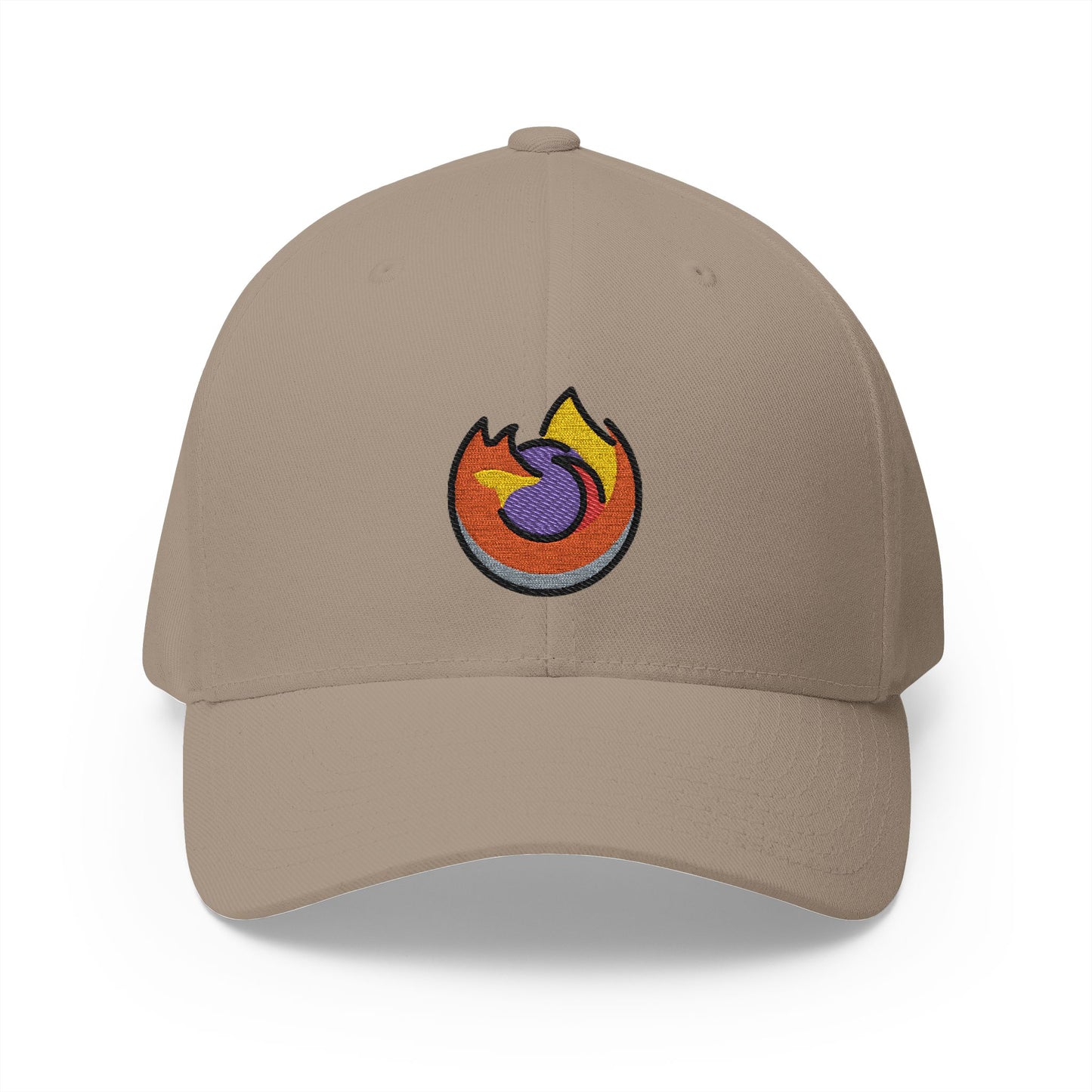 Firefox Emoji Khaki Cap – Premium by Capmoji
