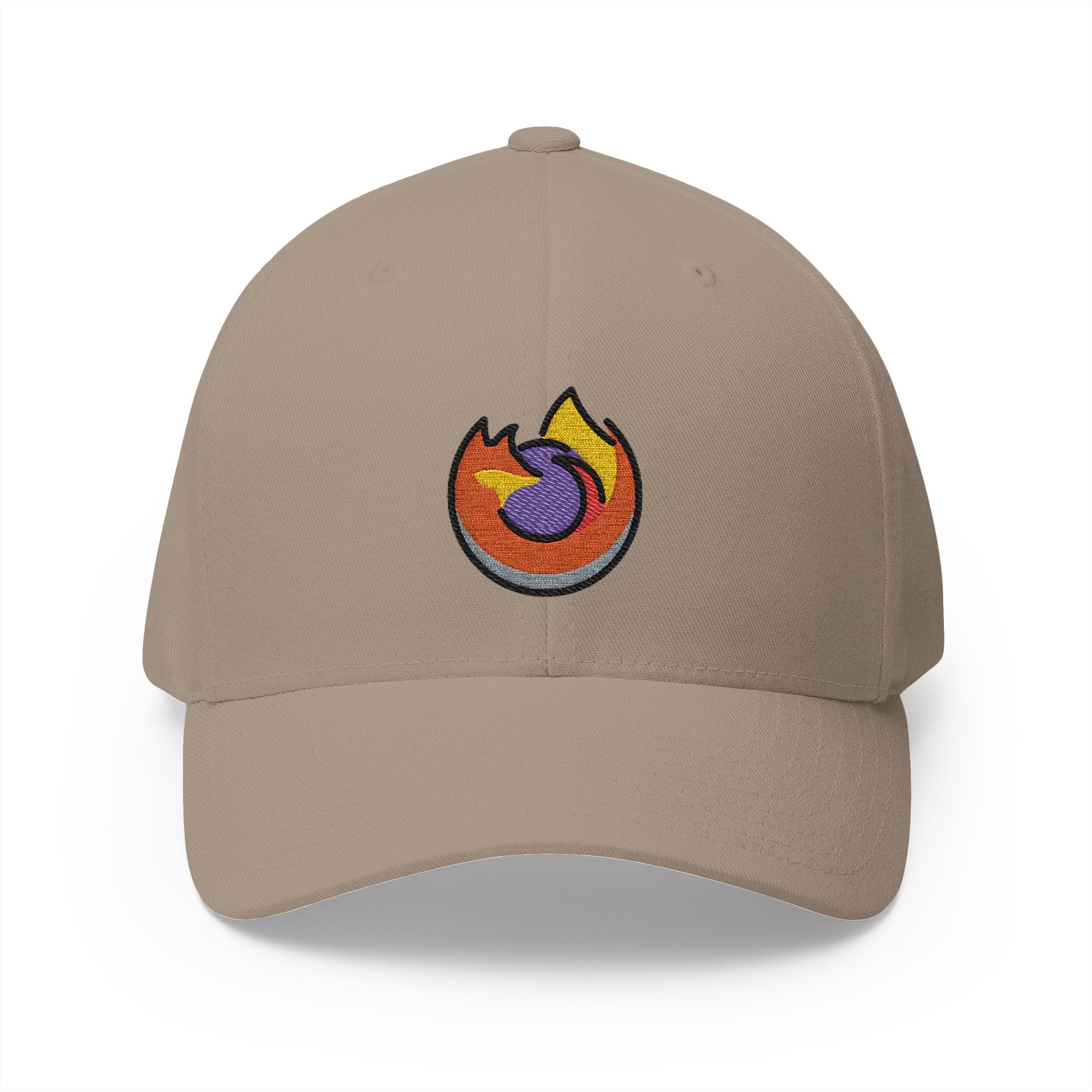 Firefox Emoji Khaki Cap – Premium by Capmoji