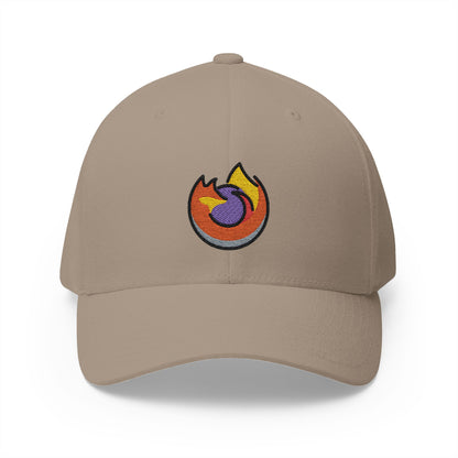 Firefox Emoji Khaki Cap – Premium by Capmoji