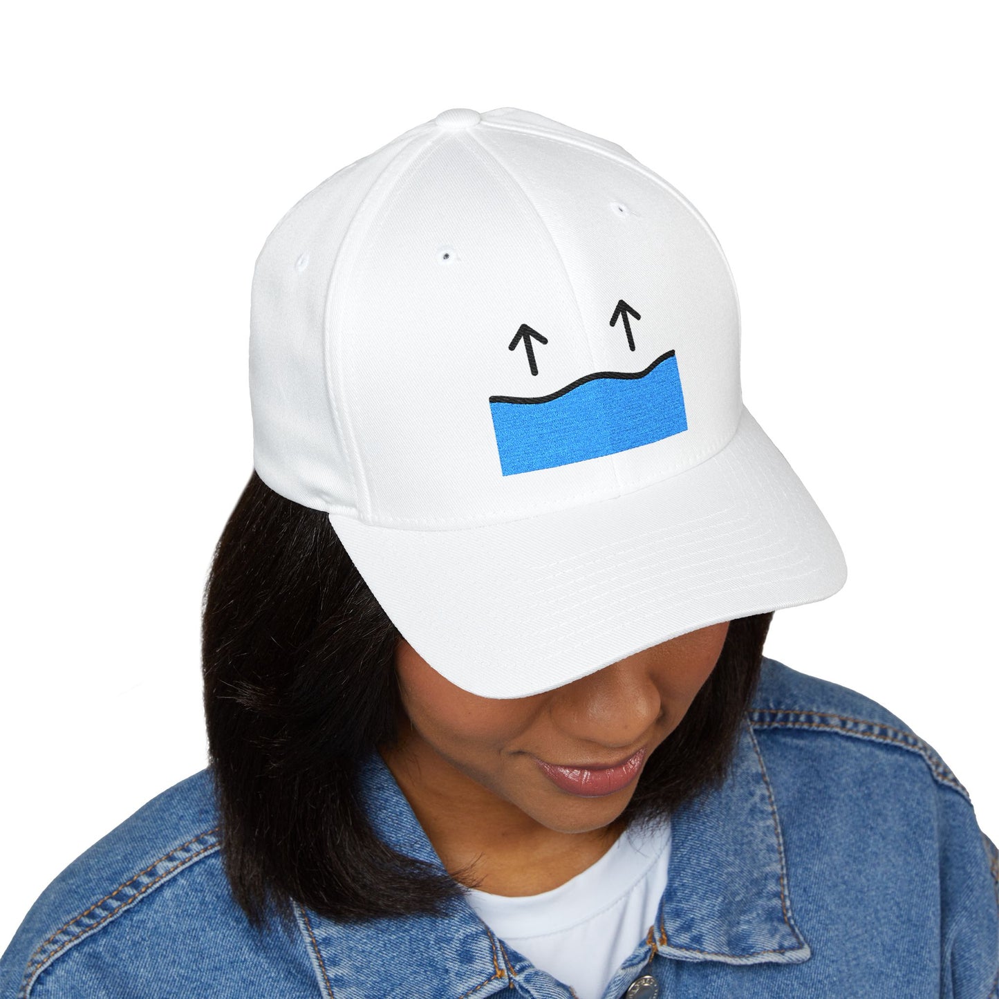 Sea Level Rise Emoji Cap – Premium by Capmoji