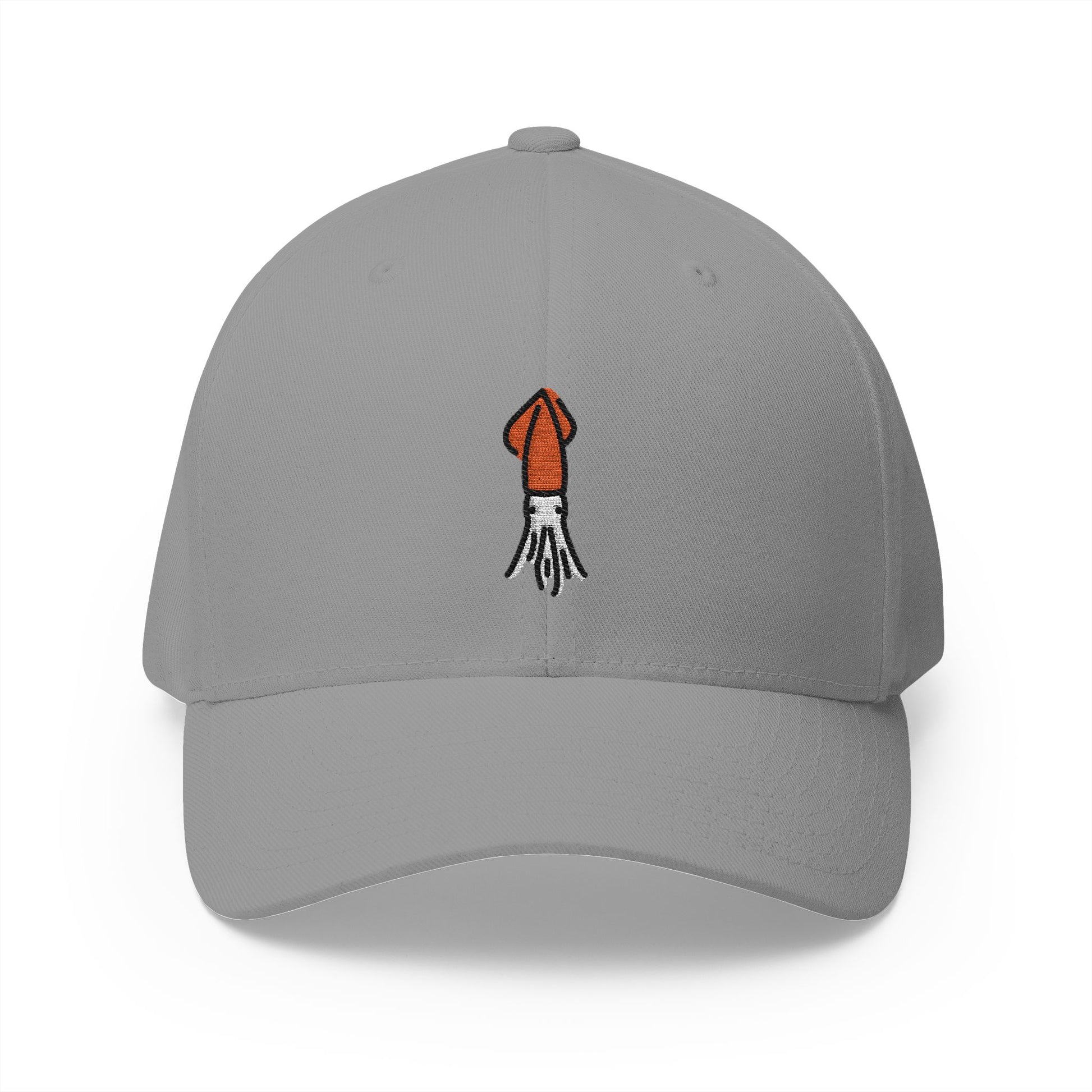 Squid Emoji Grey Cap – Premium by Capmoji