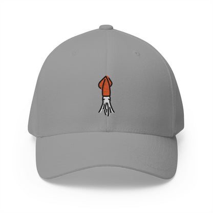 Squid Emoji Grey Cap – Premium by Capmoji