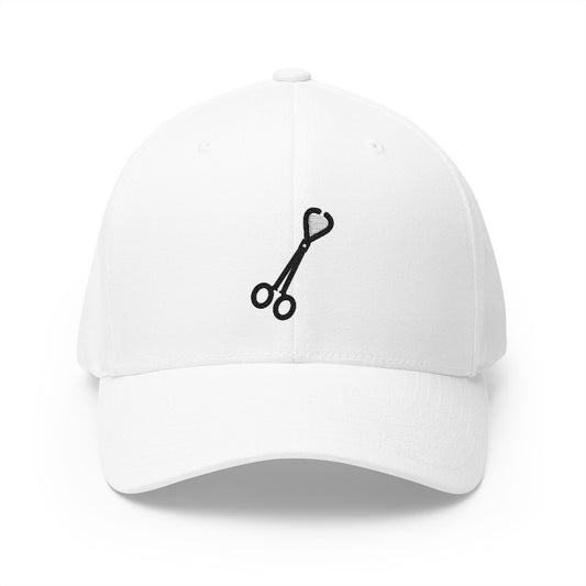 Swab Pliers Emoji White Cap – Premium by Capmoji