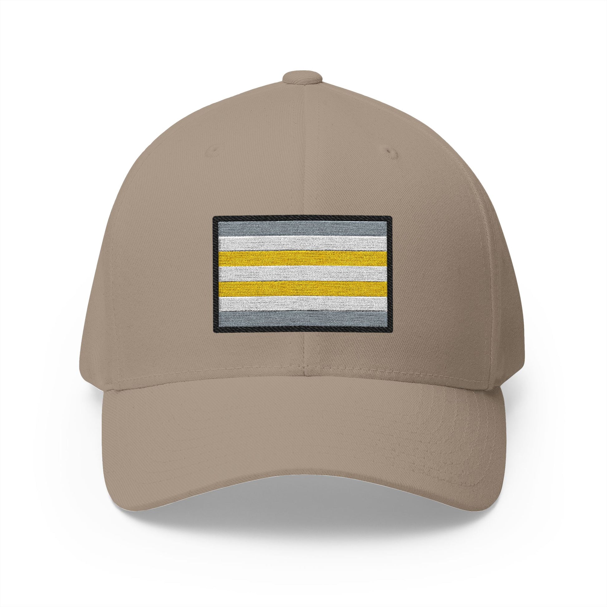 Demigender Emoji Khaki Cap – Premium by Capmoji