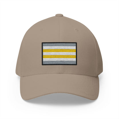 Demigender Emoji Khaki Cap – Premium by Capmoji