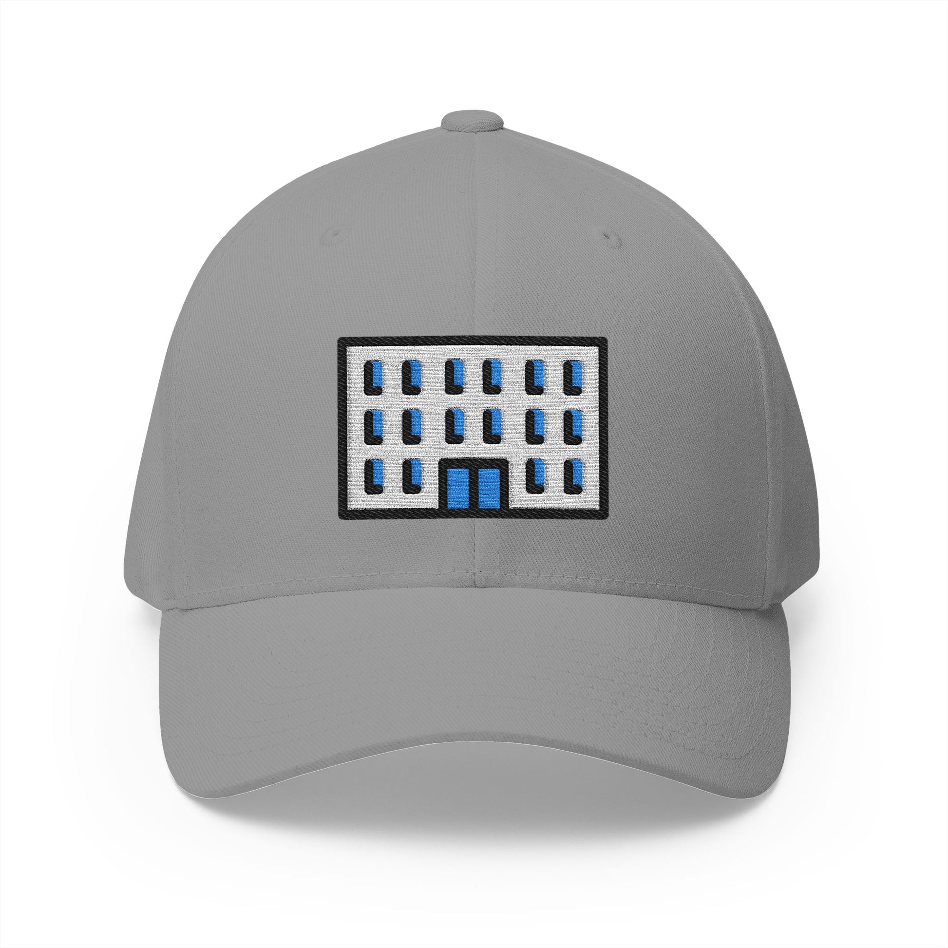 Office Building Emoji Grey Cap – Premium by Capmoji
