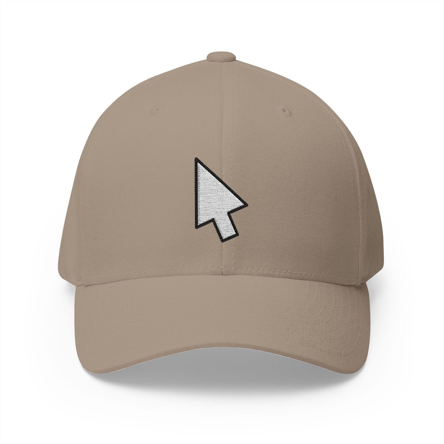 Cursor Emoji Khaki Cap – Premium by Capmoji