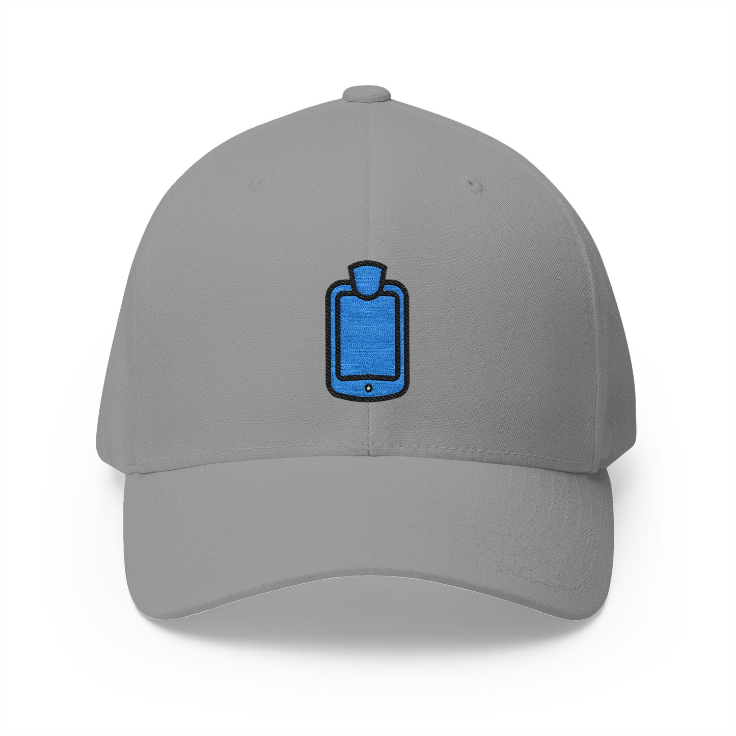Hot-Water Bottle Emoji Grey Cap – Premium by Capmoji