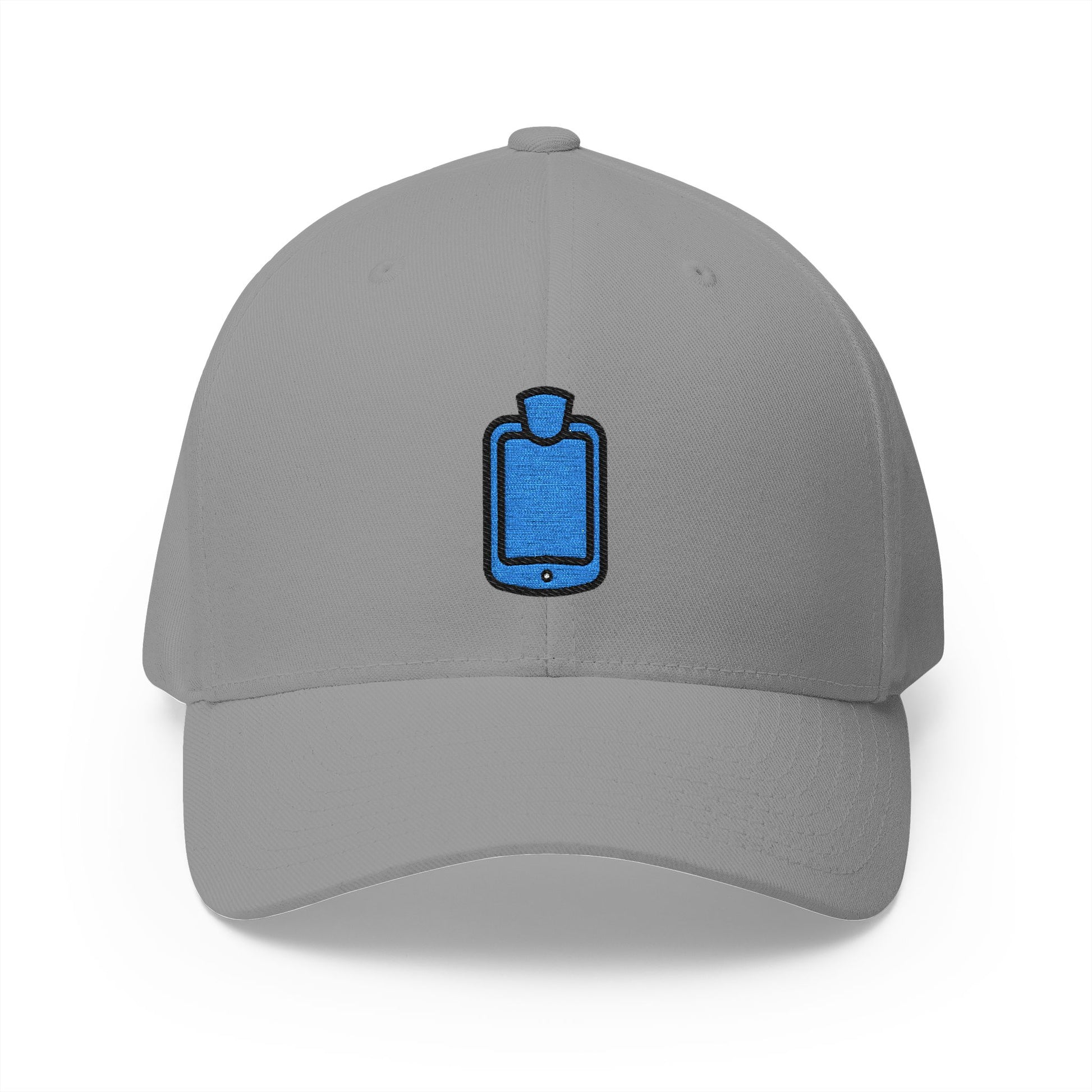 Hot-Water Bottle Emoji Grey Cap – Premium by Capmoji